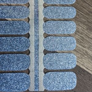 Nail Wraps - Ice Blue Glitter